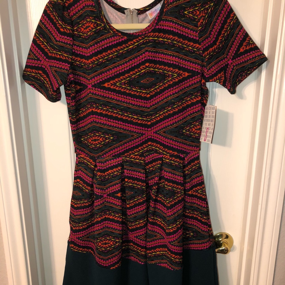 Dipped Lularoe Amelia dress!! With pockets!!